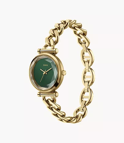 Carlie Mini 28mm Three-Hand Gold-Tone Stainless Steel Watch
