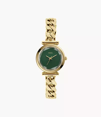 Carlie Mini 28mm Three-Hand Gold-Tone Stainless Steel Watch N2