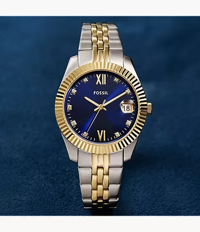 Scarlette 33mm Three-Hand Two-Tone Stainless Steel Watch