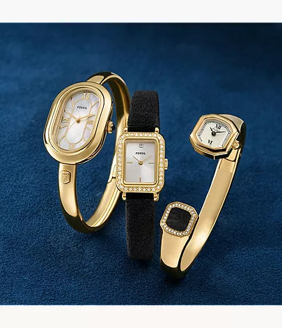 Sloan 25mm Three-Hand Gold-Tone Stainless Steel Watch Bangle