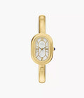 Sloan 25mm Three-Hand Gold-Tone Stainless Steel Watch Bangle