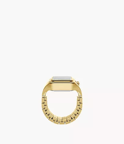 Raquel Watch Ring 21mm Two-Hand Gold-Tone Stainless Steel