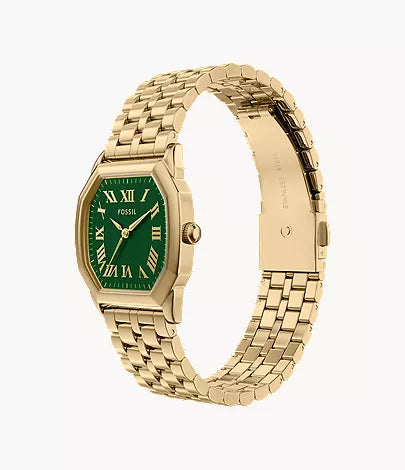 Harlow 27mm Three-Hand Gold-Tone Stainless Steel Watch