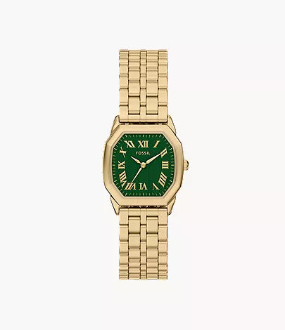 Harlow 27mm Three-Hand Gold-Tone Stainless Steel Watch C9