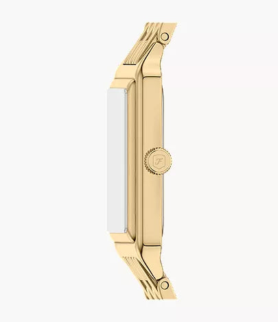 Raquel 23mm Three-Hand Gold-Tone Stainless Steel Watch
