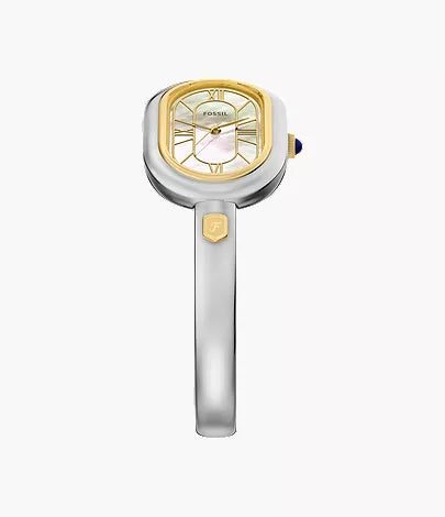 Sloan 25mm Three-Hand Stainless Steel Watch Bangle