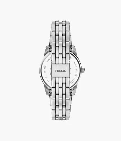Scarlette 34mm Three-Hand Day-Date Stainless Steel Watch