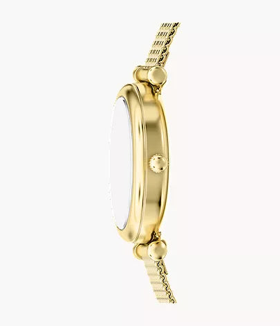 Carlie Mini 28mm Three-Hand Gold-Tone Stainless Steel Watch