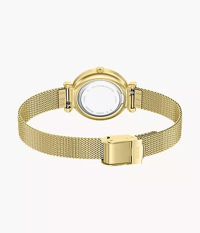 Carlie Mini 28mm Three-Hand Gold-Tone Stainless Steel Watch
