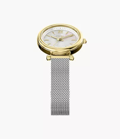 Carlie Mini 28mm Three-Hand Stainless Steel Watch
