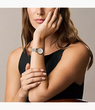 Carlie Mini 28mm Three-Hand Stainless Steel Watch