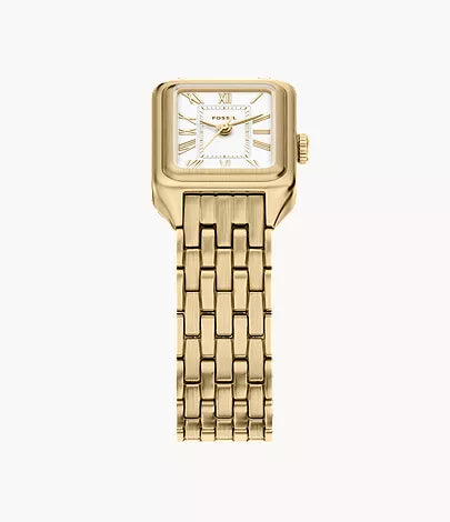 Raquel Mini 18mm Three-Hand Gold-Tone Stainless Steel Watch
