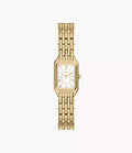 Raquel Mini 18mm Three-Hand Gold-Tone Stainless Steel Watch