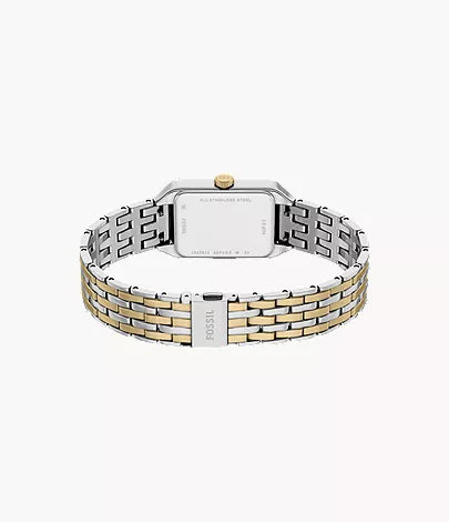 Raquel Mini 18mm Three-Hand Two-Tone Stainless Steel Watch