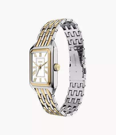 Raquel Mini 18mm Three-Hand Two-Tone Stainless Steel Watch