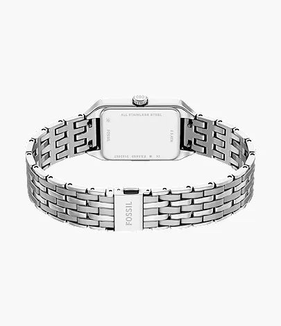 Raquel Mini 18mm Three-Hand Stainless Steel Watch