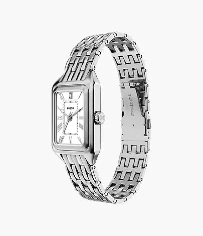 Raquel Mini 18mm Three-Hand Stainless Steel Watch