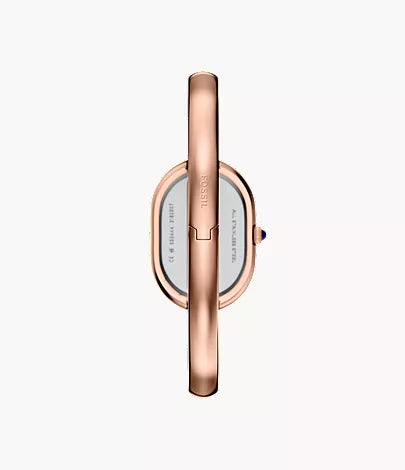 Sloan 25mm Three-Hand Rose Gold-Tone Stainless Steel Watch Bangle