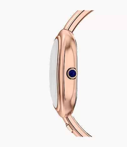 Sloan 25mm Three-Hand Rose Gold-Tone Stainless Steel Watch Bangle