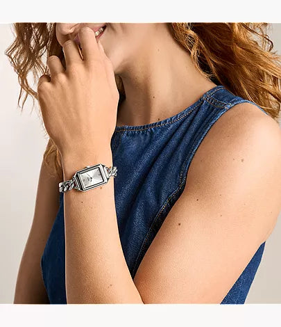 Raquel 23mm Three-Hand Stainless Steel Watch