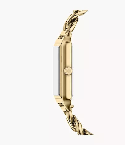 Raquel 23mm Three-Hand Gold-Tone Stainless Steel Watch
