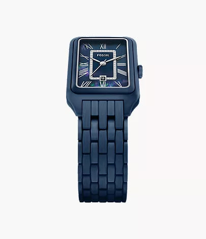 Raquel 26mm Three-Hand Navy Stainless Steel Watch