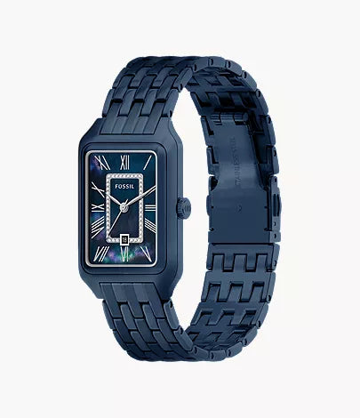 Raquel 26mm Three-Hand Navy Stainless Steel Watch