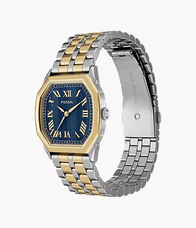 Harlow 27mm Three-Hand Two-Tone Stainless Steel Watch
