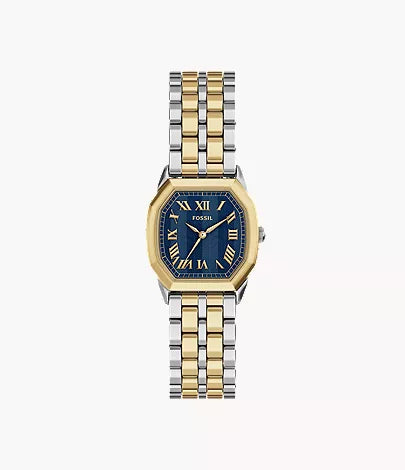 Harlow 27mm Three-Hand Two-Tone Stainless Steel Watch