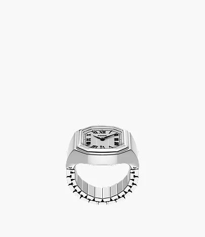 Harlow Watch Ring 17mm Two-Hand Stainless Steel