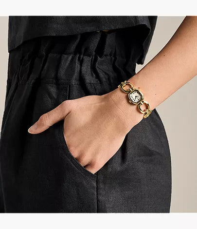 Harlow Mini 20mm Two-Hand Gold-Tone Stainless Steel Watch