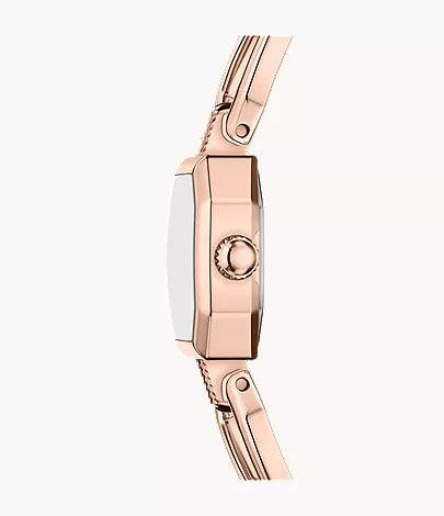 Harlow Mini 20mm Two-Hand Rose Gold-Tone Stainless Steel Watch