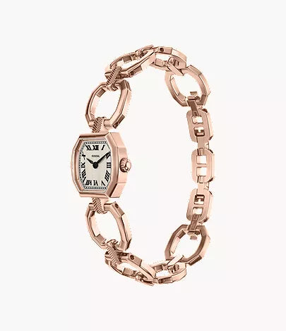 Harlow Mini 20mm Two-Hand Rose Gold-Tone Stainless Steel Watch