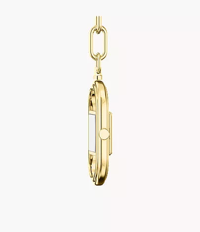 Watch Bag Charm 19mm Two-Hand Gold-Tone
