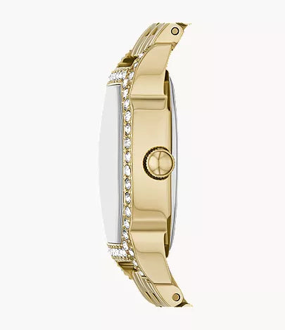 Harlow 27mm Three-Hand Gold-Tone Stainless Steel Watch