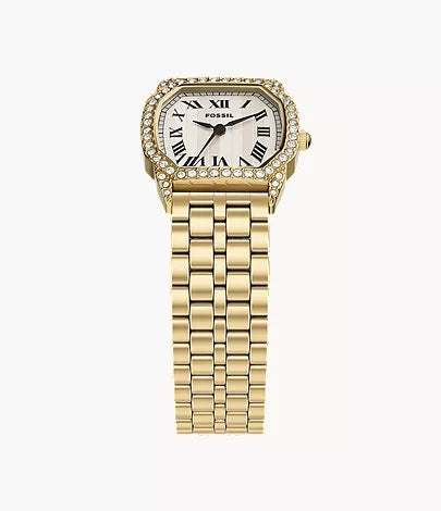 Harlow 27mm Three-Hand Gold-Tone Stainless Steel Watch