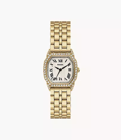 Harlow 27mm Three-Hand Gold-Tone Stainless Steel Watch C9