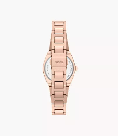 Everett 27mm Three-Hand Rose Gold-Tone Stainless Steel Watch