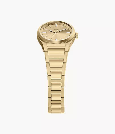 Everett 27mm Three-Hand Gold-Tone Stainless Steel Watch