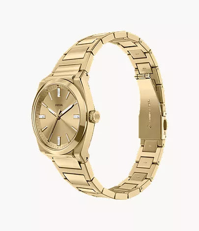 Everett 27mm Three-Hand Gold-Tone Stainless Steel Watch