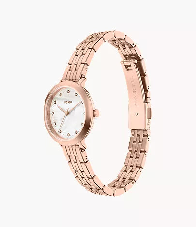Heidi 26mm Three-Hand Rose Gold-Tone Stainless Steel Watch