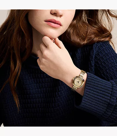 Emerson 30mm Three-Hand Gold-Tone Stainless Steel Watch