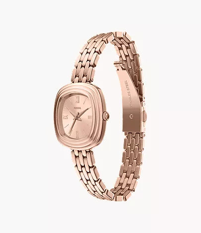 Emerson 30mm Three-Hand Rose Gold-Tone Stainless Steel Watch