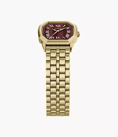 Harlow 27mm Three-Hand Gold-Tone Stainless Steel Watch