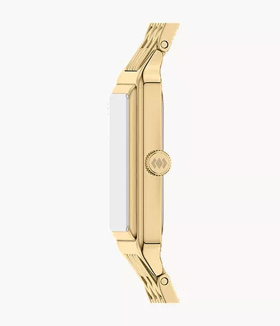 Raquel 23mm Three-Hand Date Gold-Tone Stainless Steel Watch