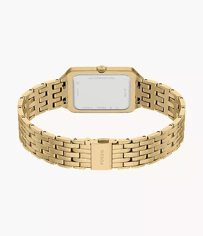 Raquel 23mm Three-Hand Date Gold-Tone Stainless Steel Watch