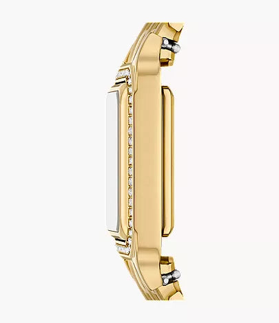 Raquel 23mm Two-Hand Gold-Tone Stainless Steel Watch