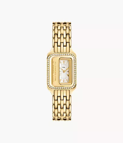Raquel 23mm Two-Hand Gold-Tone Stainless Steel Watch