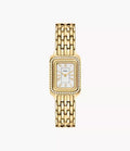Raquel 23mm Two-Hand Gold-Tone Stainless Steel Watch