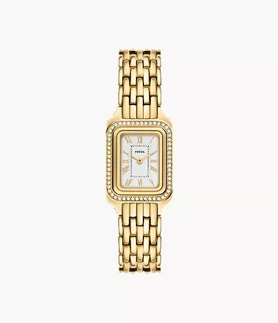 Raquel 23mm Two-Hand Gold-Tone Stainless Steel Watch